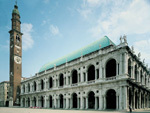 Vicenza. The Basilica by Andrea Palladio is in Piazza dei Signori, the main square