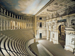 Vicenza. The Olympic Theatre is Palladio's masterpiece and the first public theatre in Europe