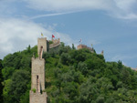 The XIV century walls of Marostica embrace the Pausolino hill