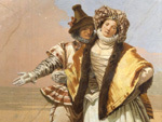 Villa Valmarana ai Nani. Frescoes' detail by Giandomenico Tiepolo in the Guesthouse