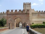 Nancy & Joseph from California - Joseph and the medieval walls in Cittadella