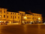Ellen & Gerhard from Germany - Chess Square by night