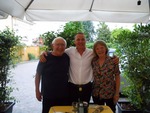 Nancy & Joseph from California with Sergio, the weiter of Restaurant Sotoportego