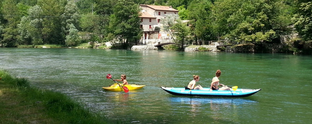 rafting con i bambini